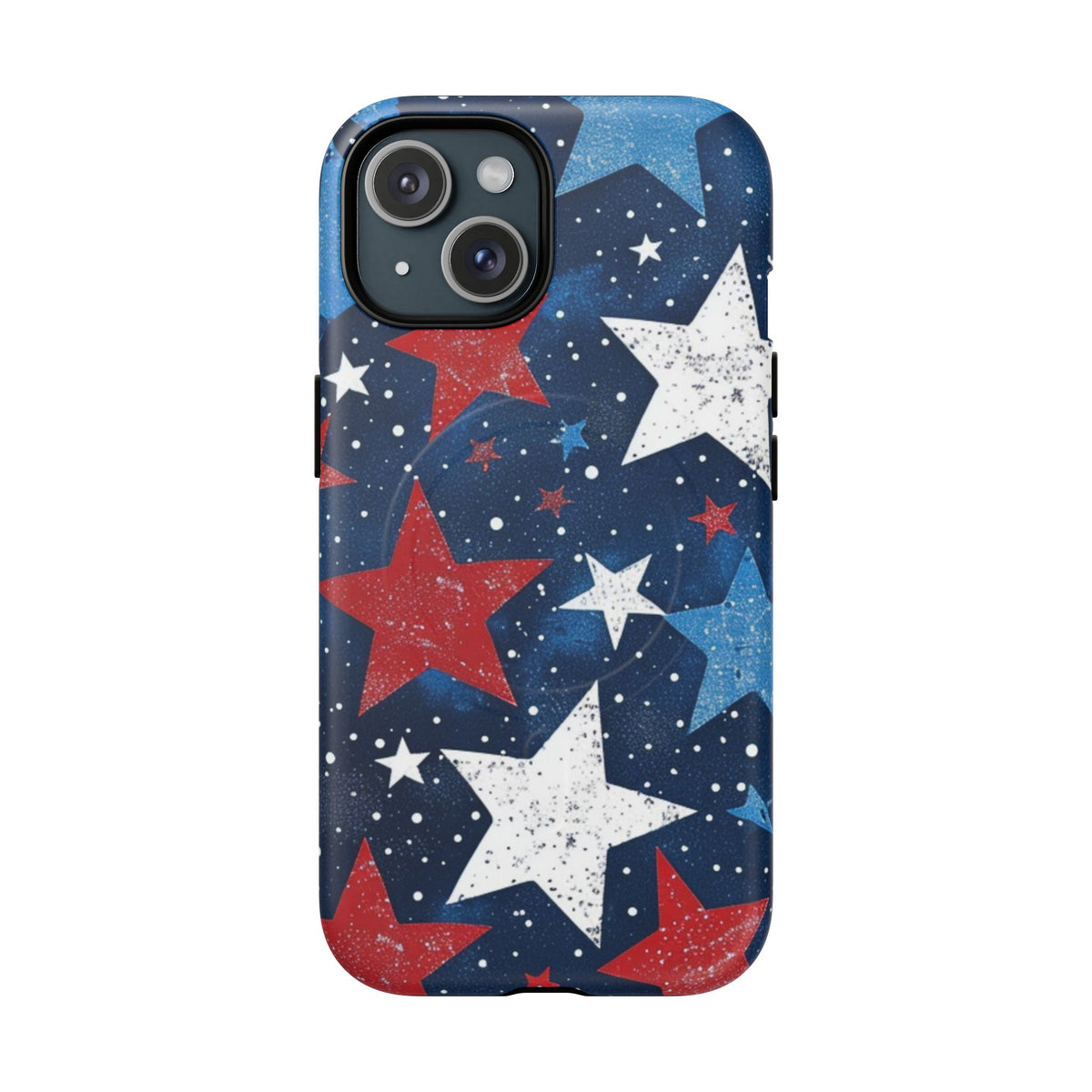 Stars & Stripes Impact-Resistant Phone Case  -Tough Magnetic iPhone Cover