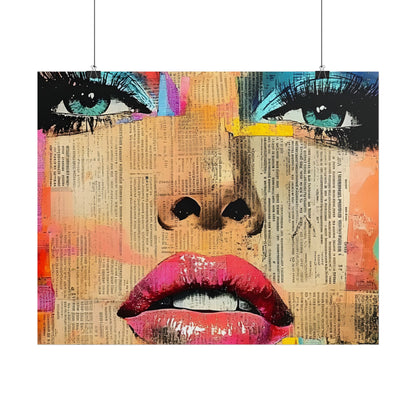 Retro Pop Culture Woman 12 , wall art, Art lovers poster