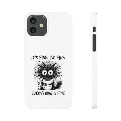 Funny Cat  - Slim phone Case