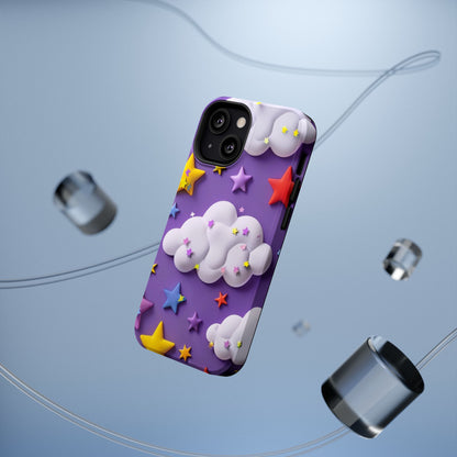 Colorful Cloud & Star Phone Case