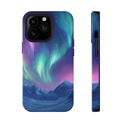 Aurora Borealis Impact-Resistant Phone Case - Colorful Northern Lights Design-2