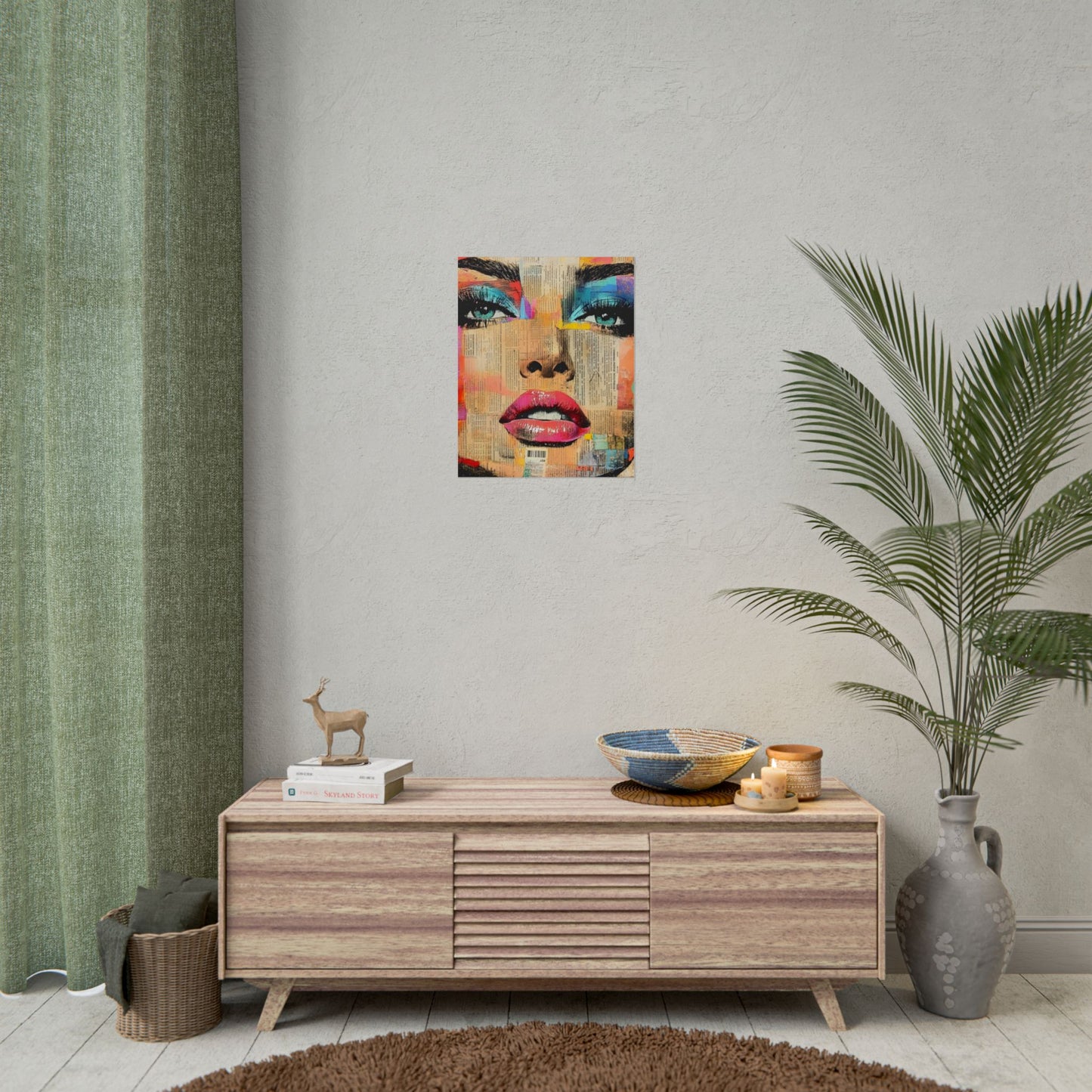 Retro Pop Culture Woman 12 , wall art, Art lovers poster