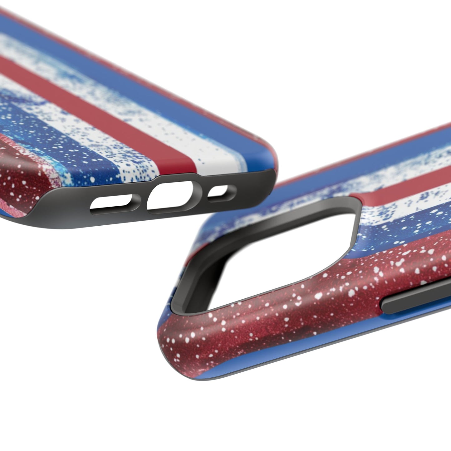 Patriotic Stripes Impact-Resistant Phone Case