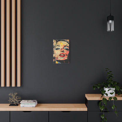 Canvas Wall Art Print, Retro Pop Culture Women 3 - Modern Home Decor, Wall Art, Gift for Art Lovers, Pop Art, Unique Gift for Her