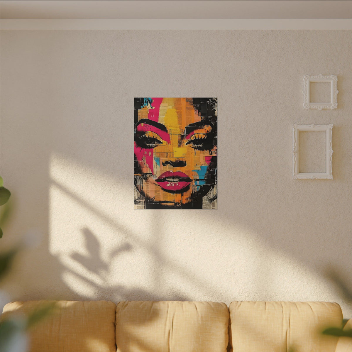 Canvas Wall Art - Retro Pop Culture Women 1