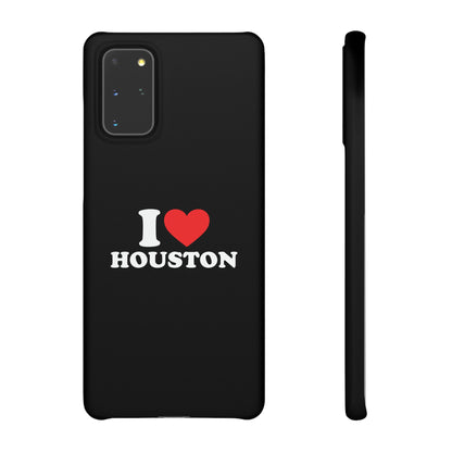 I Love Houston Snap Case Phone Cover