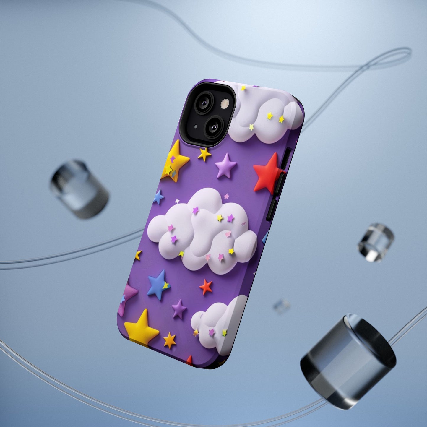 Colorful Cloud & Star Phone Case