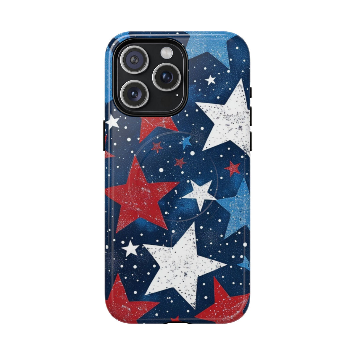 Stars & Stripes Impact-Resistant Phone Case  -Tough Magnetic iPhone Cover