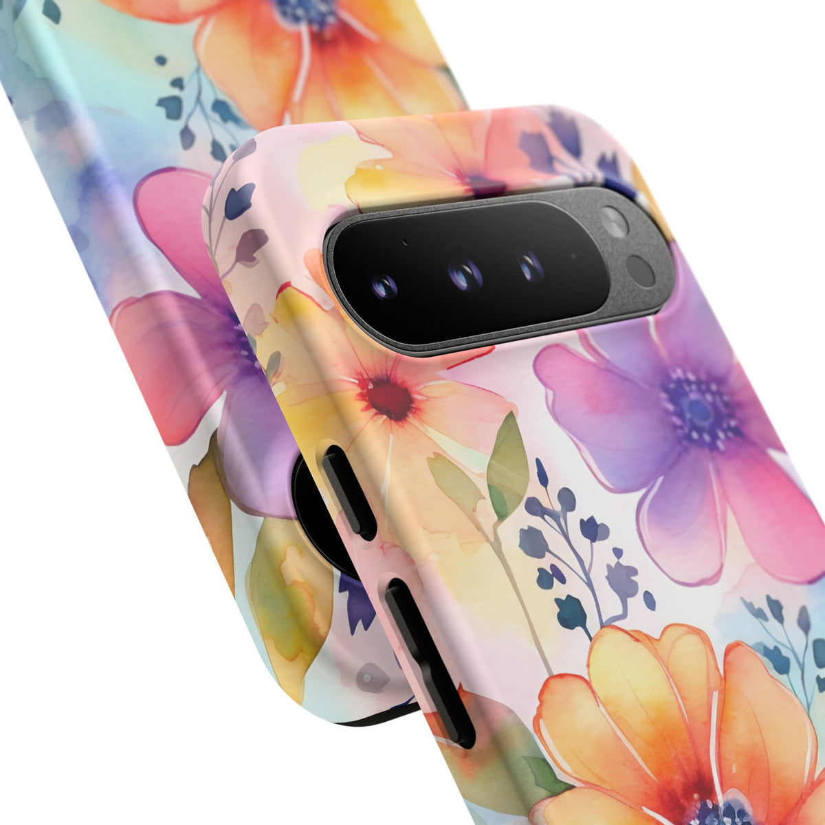 Phone Case - Spring Flower Watercolor Tough Case
