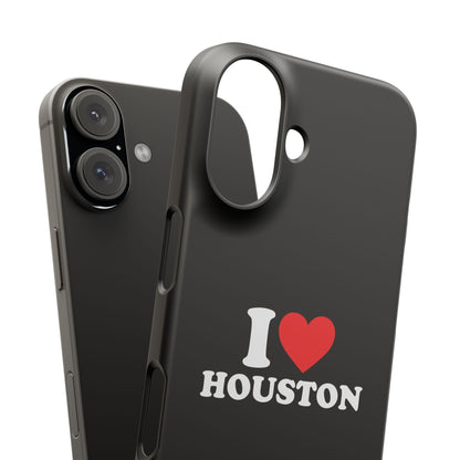 I Love Houston Snap Case Phone Cover