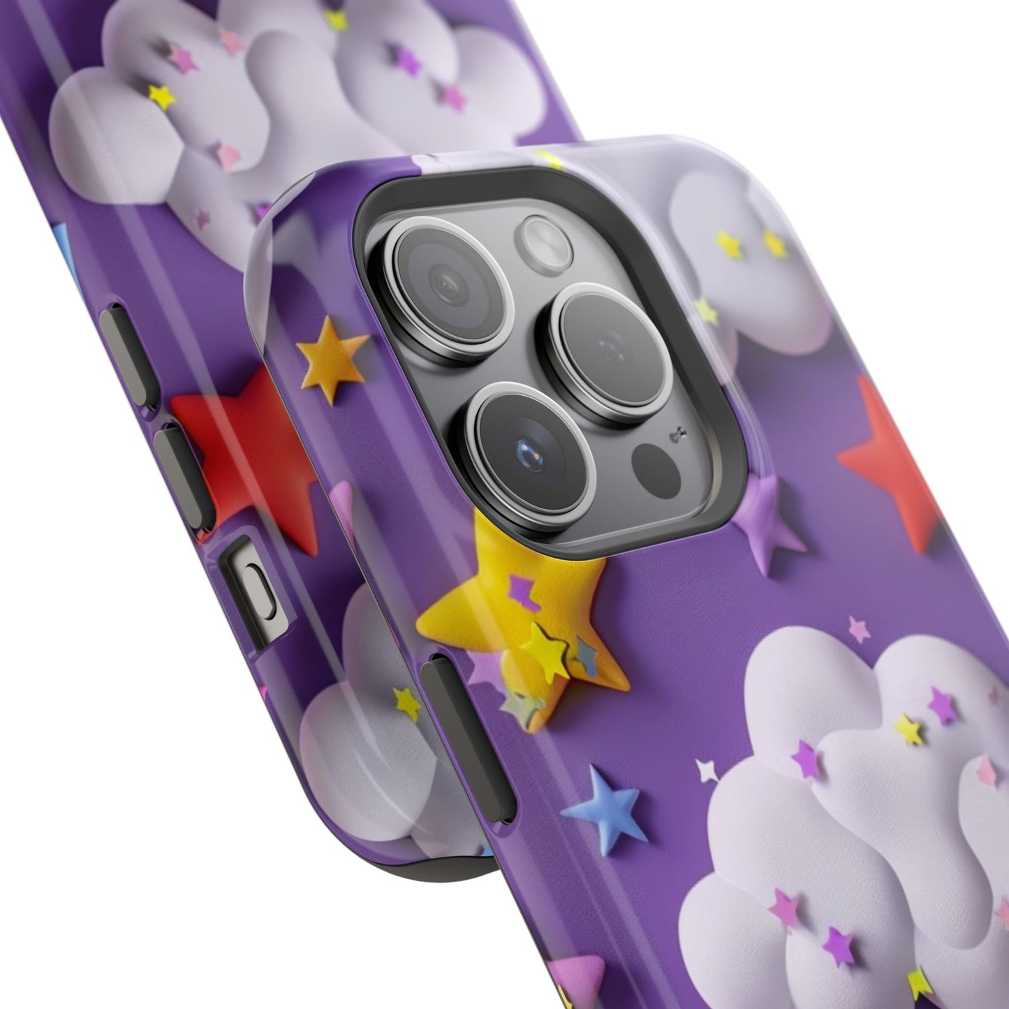 Colorful Cloud & Star Phone Case