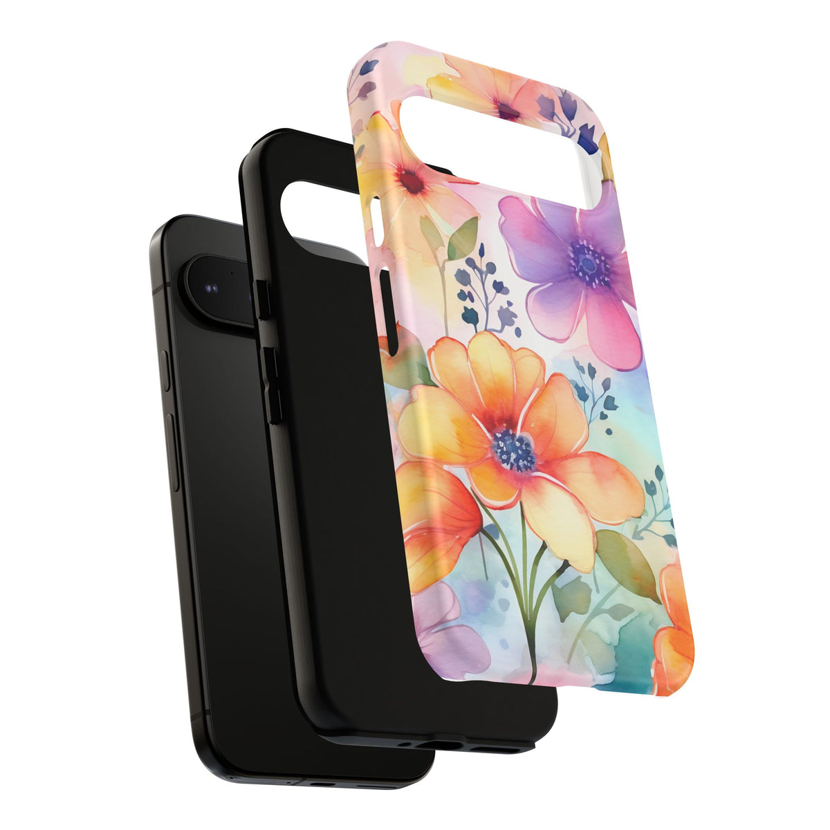 Phone Case - Spring Flower Watercolor Tough Case