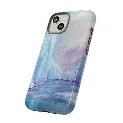 Artistic Phone Case with Iceberg Design