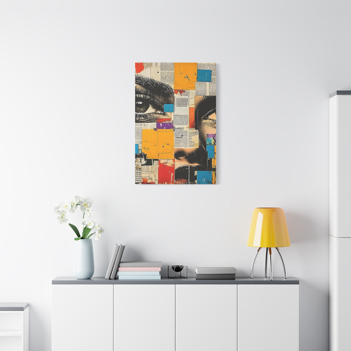 Canvas Wall Art -  Retro Pop Culture woman 4
