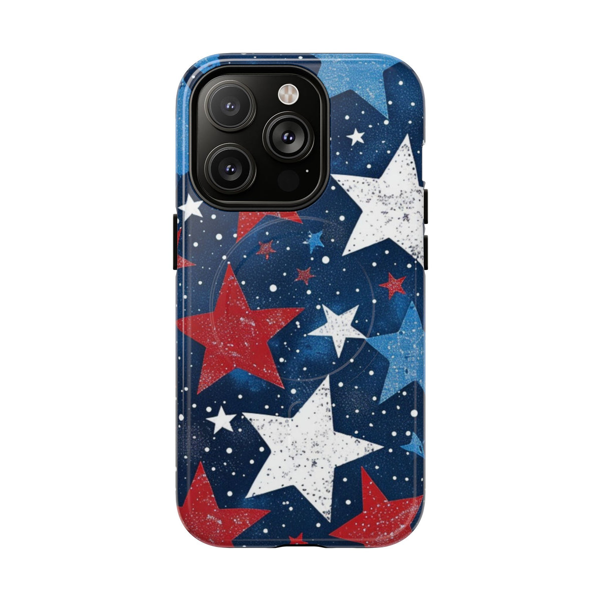 Stars & Stripes Impact-Resistant Phone Case  -Tough Magnetic iPhone Cover