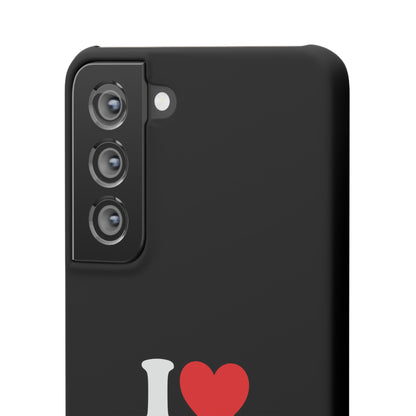 I Love Houston Snap Case Phone Cover