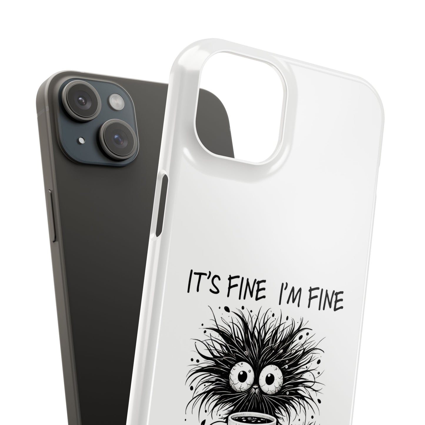 Funny Cat  - Slim phone Case