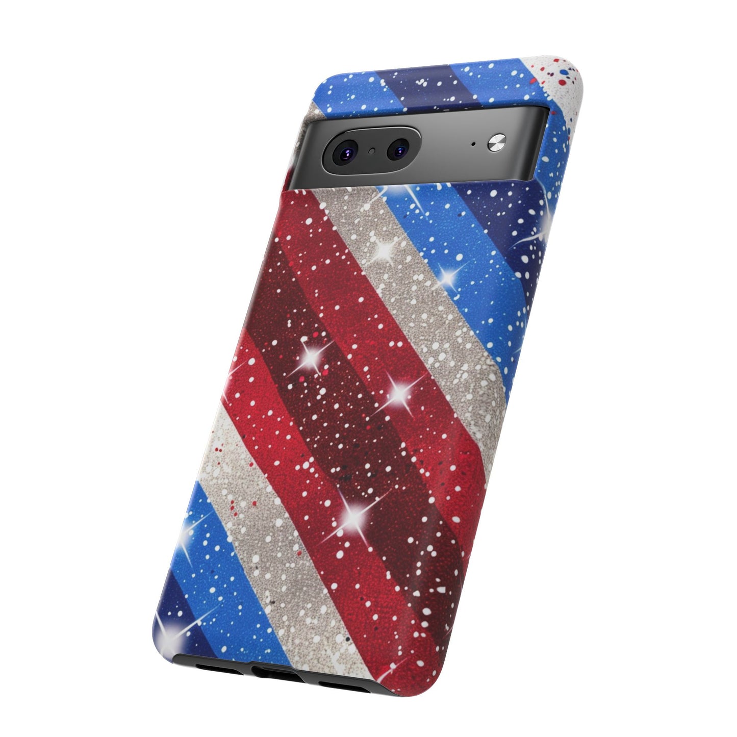 Glittery Patriotic Phone Case - Tough Cases