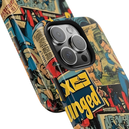 Vintage Comic - Tough Phone Cases, Superhero Phone Covers