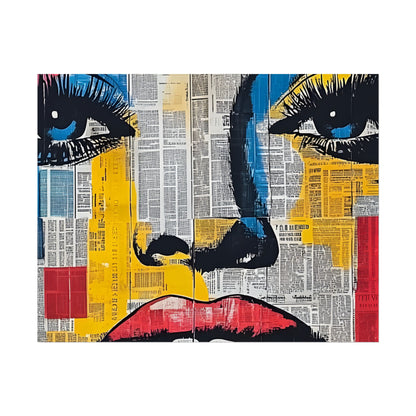 Poster Wall Art - Retro Pop Culture Woman 18 Comic Book Style