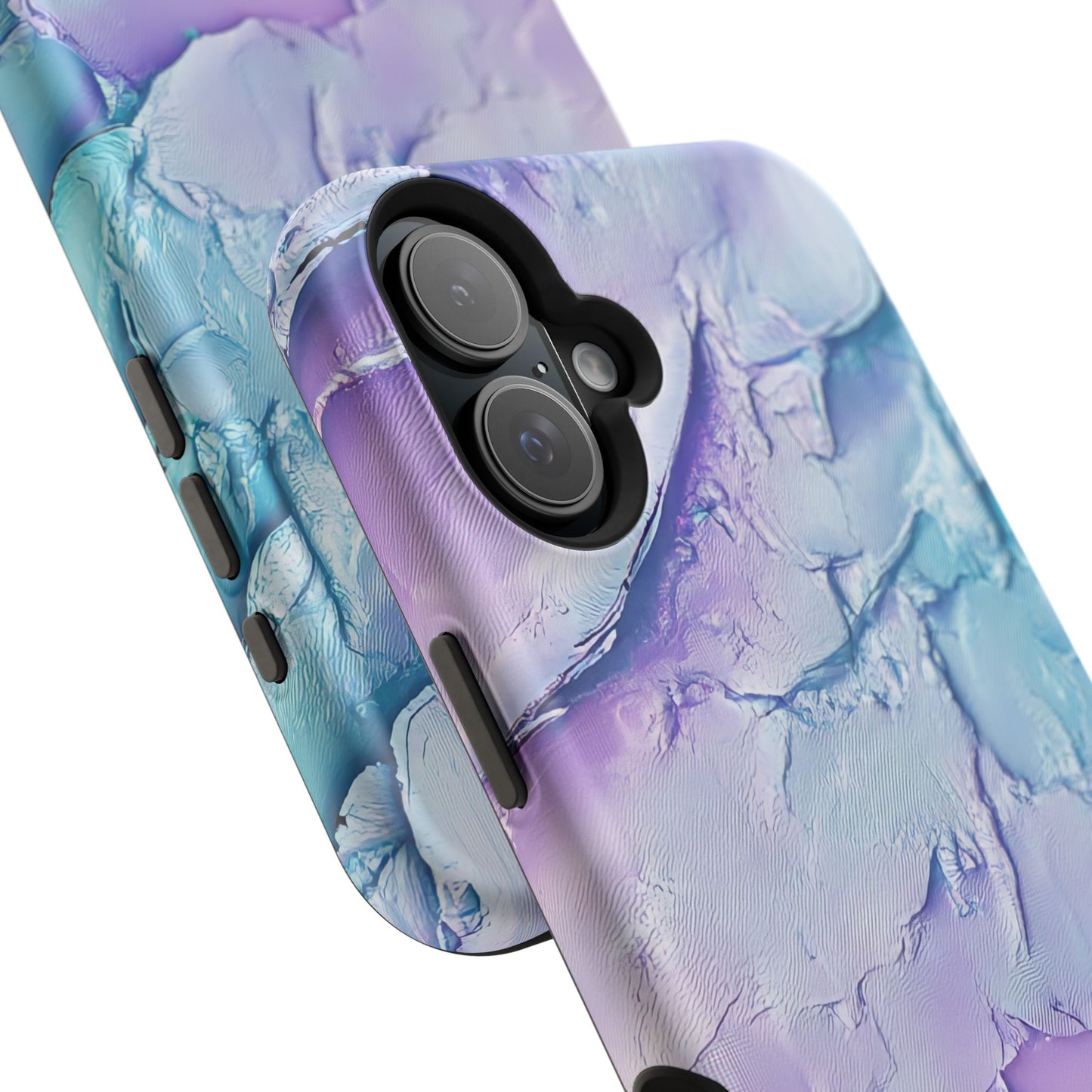 Vibrant Impact-Resistant Phone Case - Colorful Texture Design