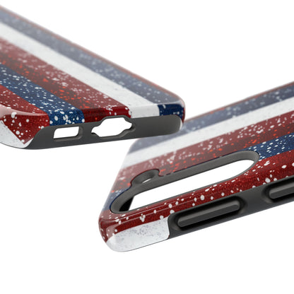 Patriotic Glitter Tough Phone Case