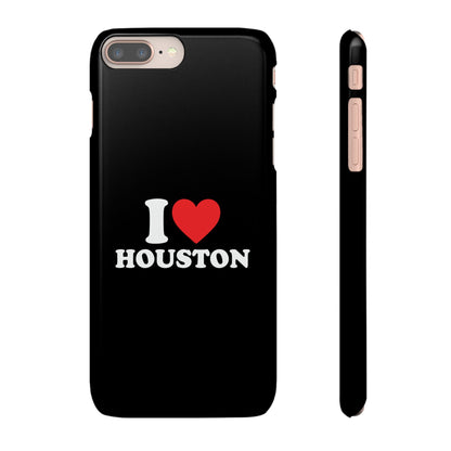 I Love Houston Snap Case Phone Cover
