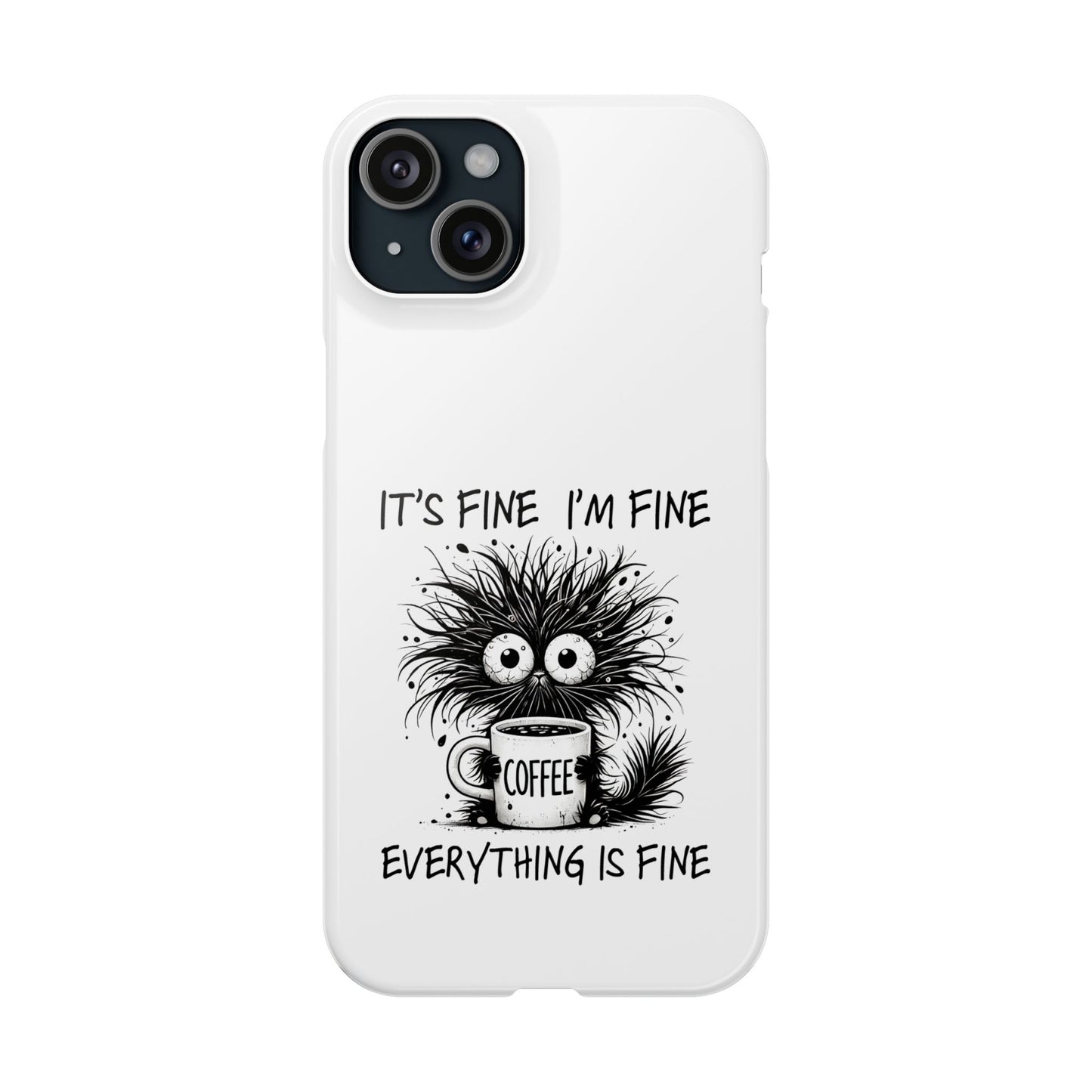 Funny Cat  - Slim phone Case