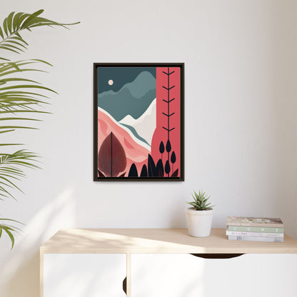 Matte Canvas, Framed (Multi-color)