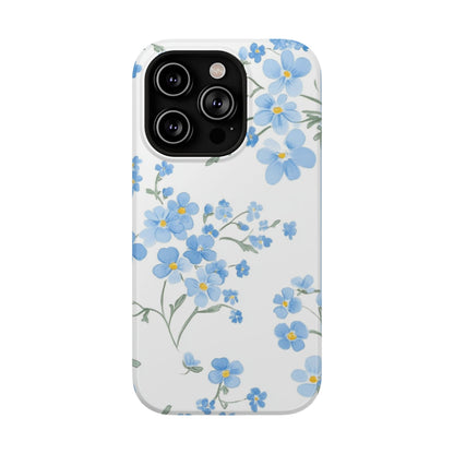 Blue Flower Design Floral Phone Case