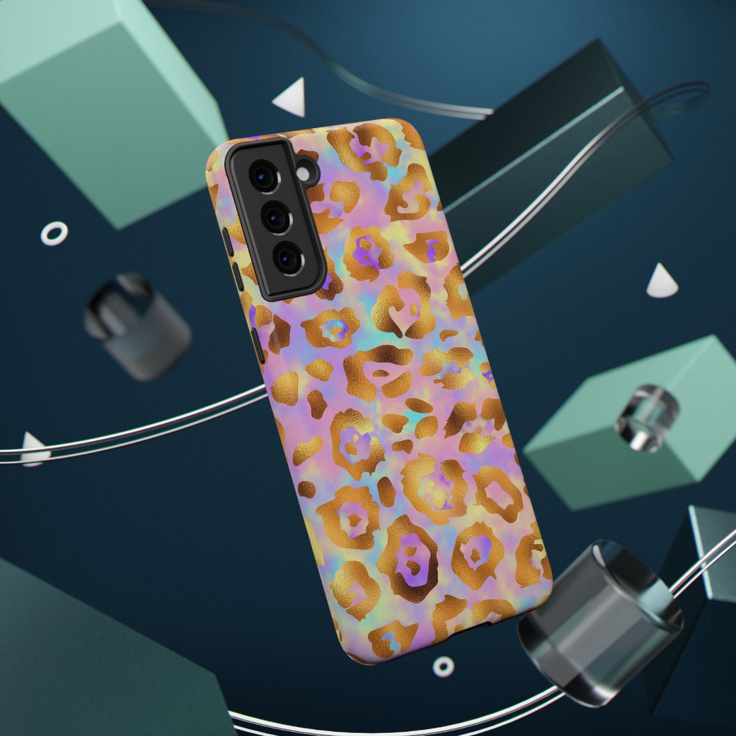 Leopard Print Impact-Resistant Phone Case