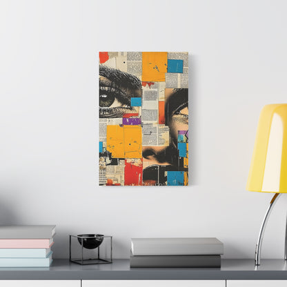 Canvas Wall Art -  Retro Pop Culture woman 4