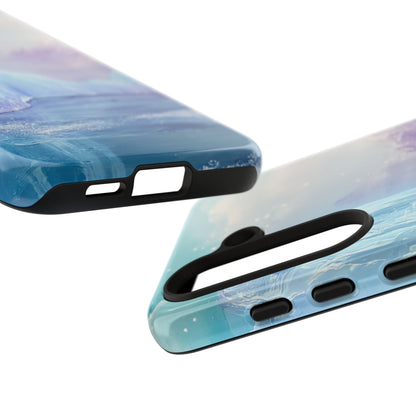 Artistic Phone Case with Iceberg Design