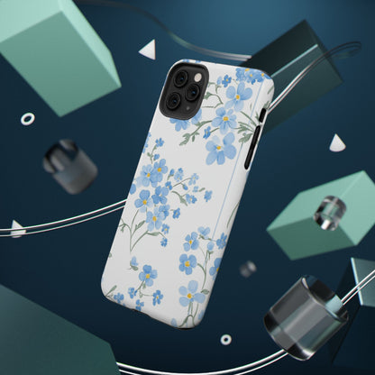 Blue Flower Design Floral Phone Case