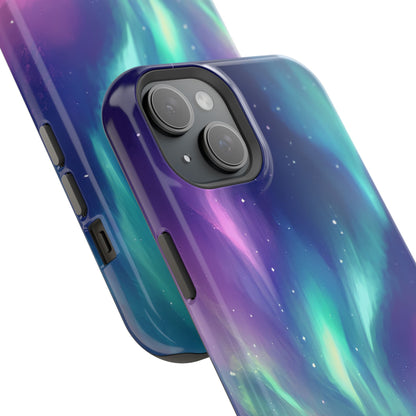 Aurora Borealis Impact-Resistant Phone Case - Colorful Northern Lights Design-2