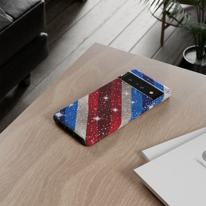 Glittery Patriotic Phone Case - Tough Cases