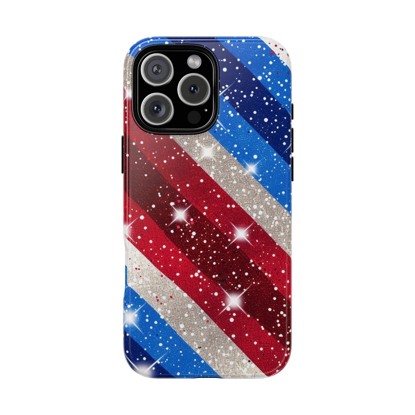 Glittery Patriotic Phone Case - Tough Cases
