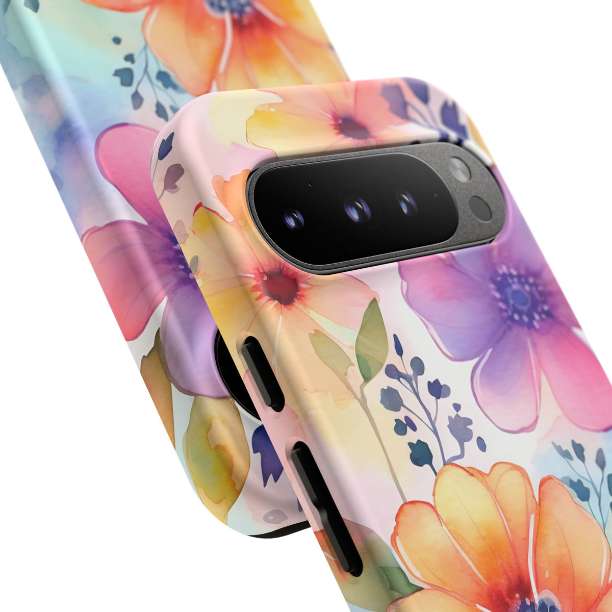 Phone Case - Spring Flower Watercolor Tough Case