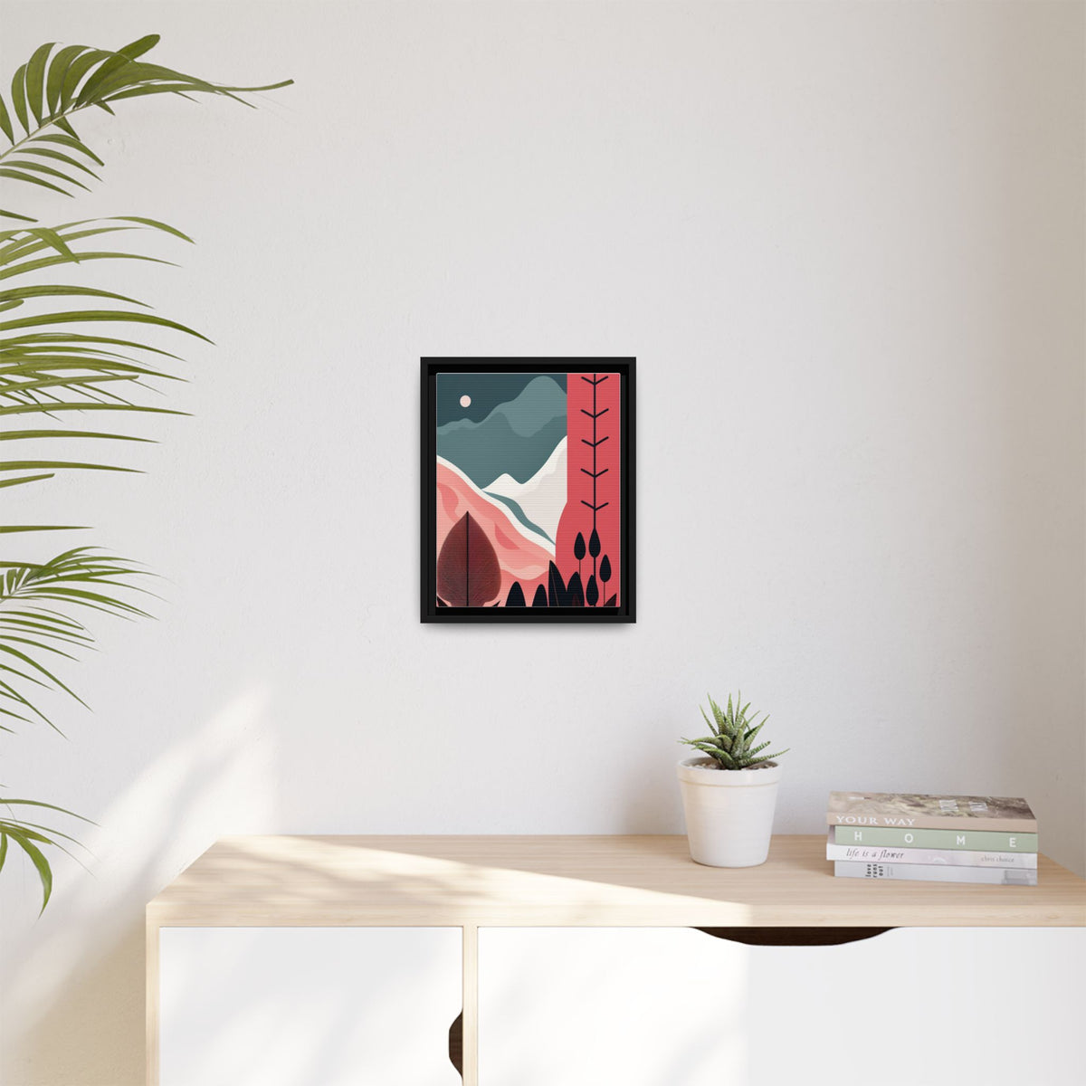 Matte Canvas, Framed (Multi-color)