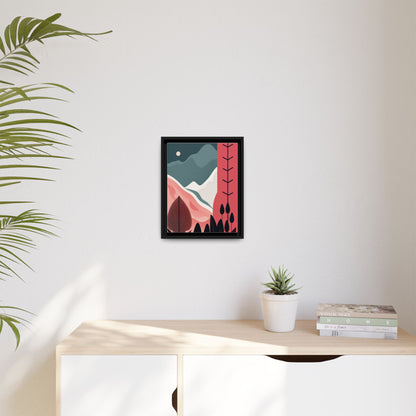 Matte Canvas, Framed (Multi-color)