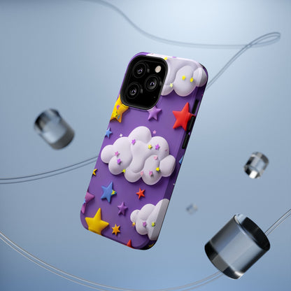 Colorful Cloud & Star Phone Case