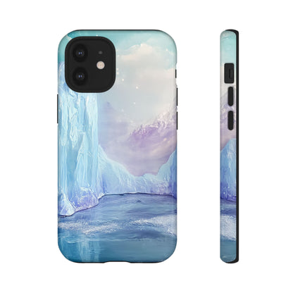 Artistic Phone Case with Iceberg Design