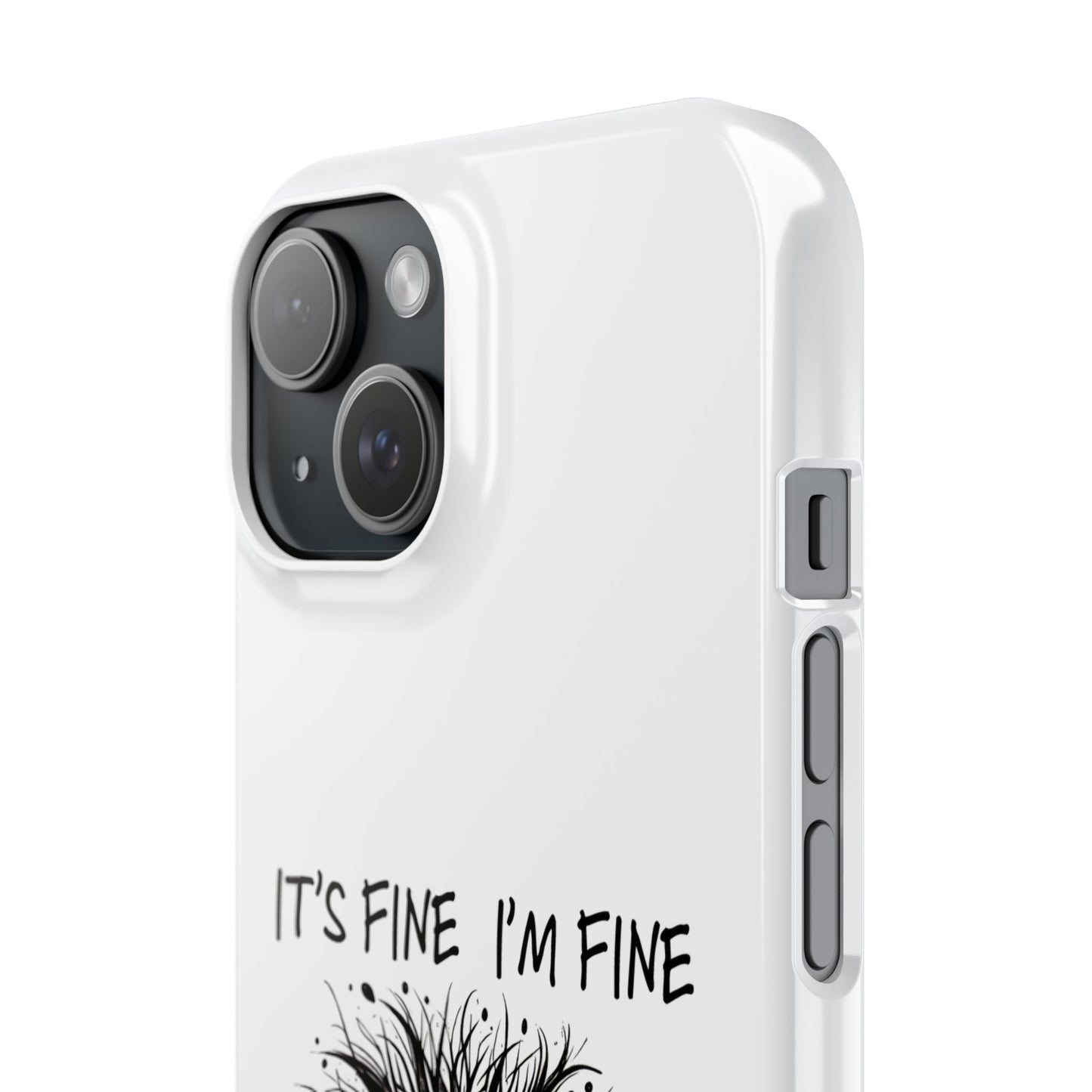 Funny Cat  - Slim phone Case