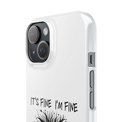 Funny Cat  - Slim phone Case