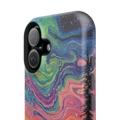 Nature-Inspired Impact-Resistant Phone Case - Vibrant Galaxy Sky Design