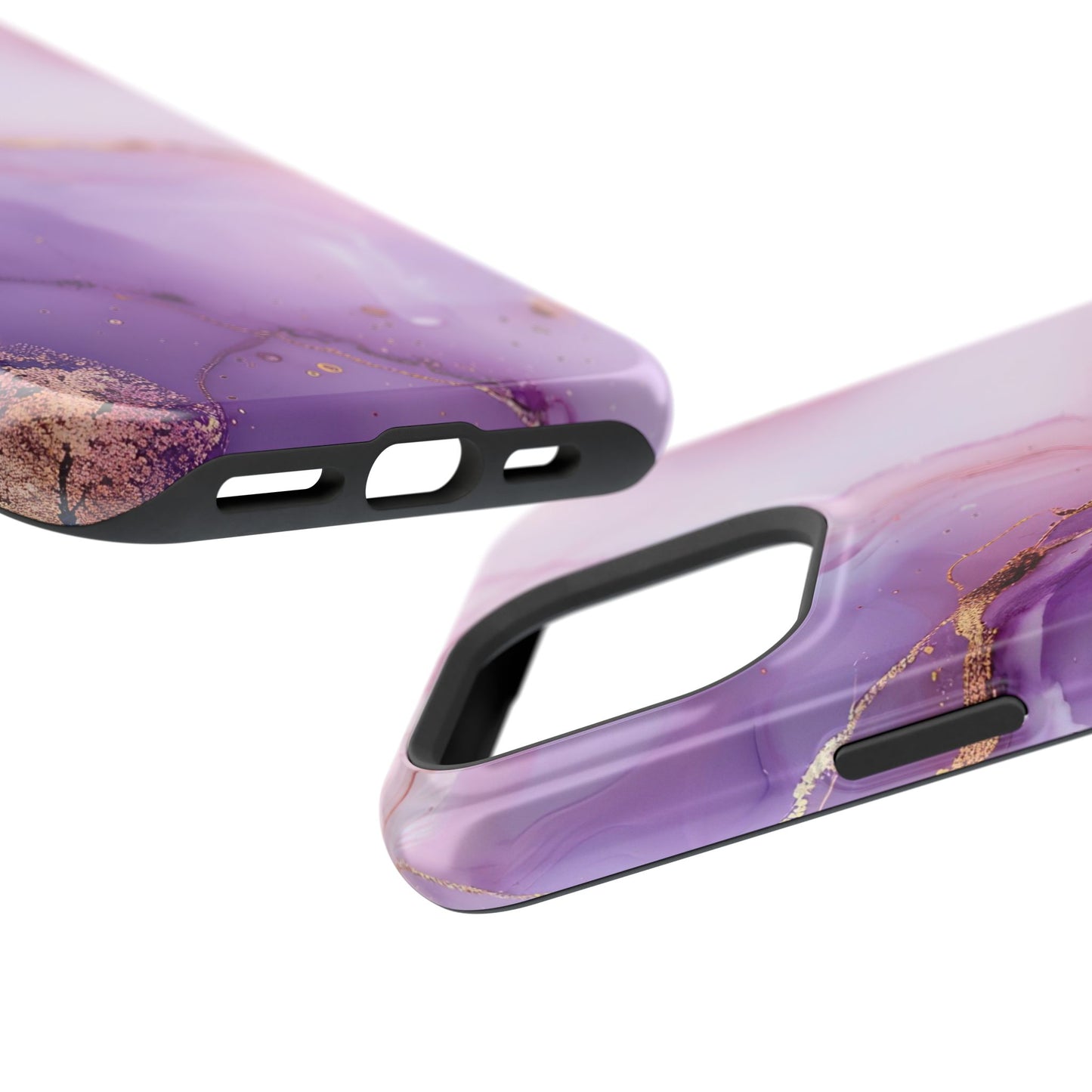 Elegant Purple Marble iPhone Case