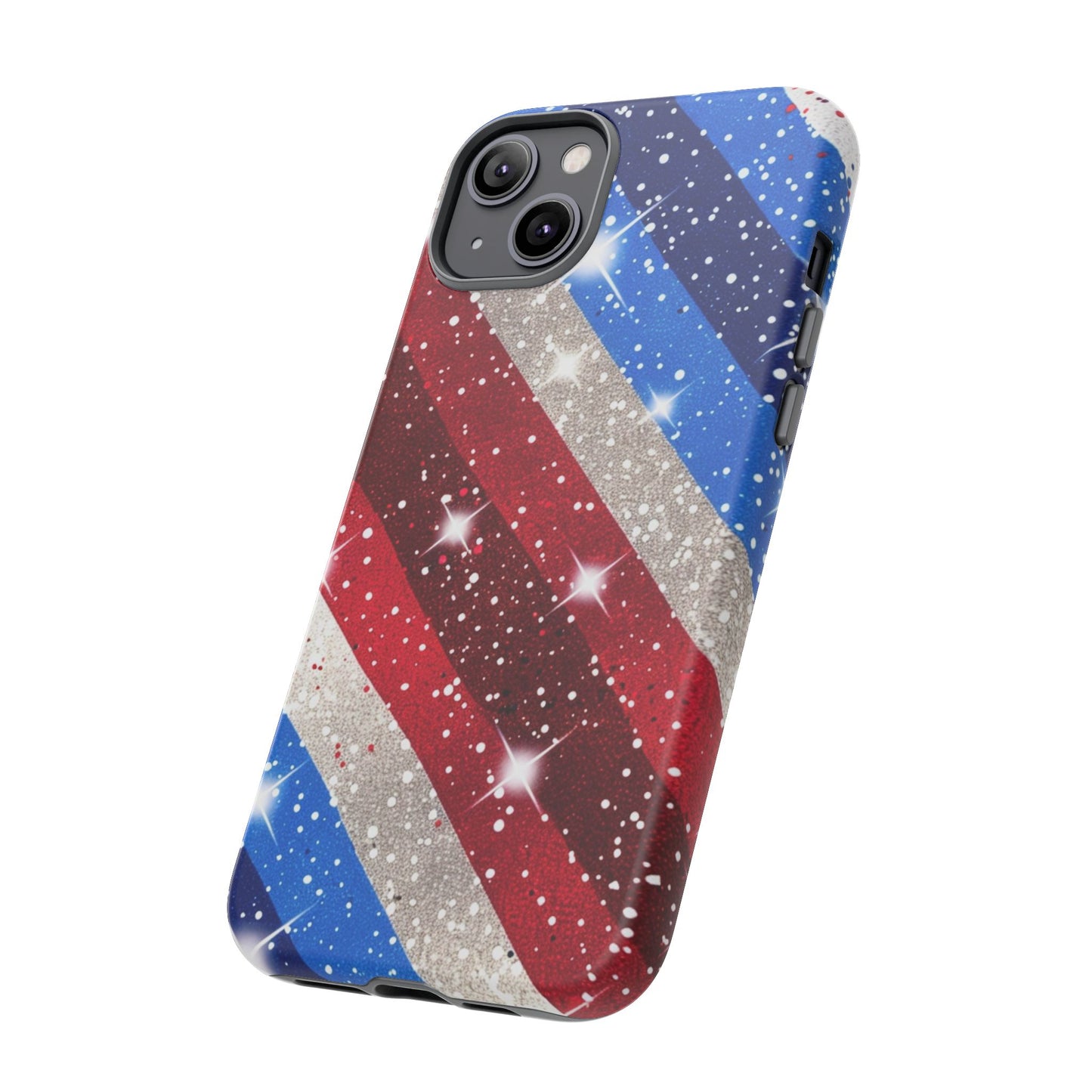 Glittery Patriotic Phone Case - Tough Cases