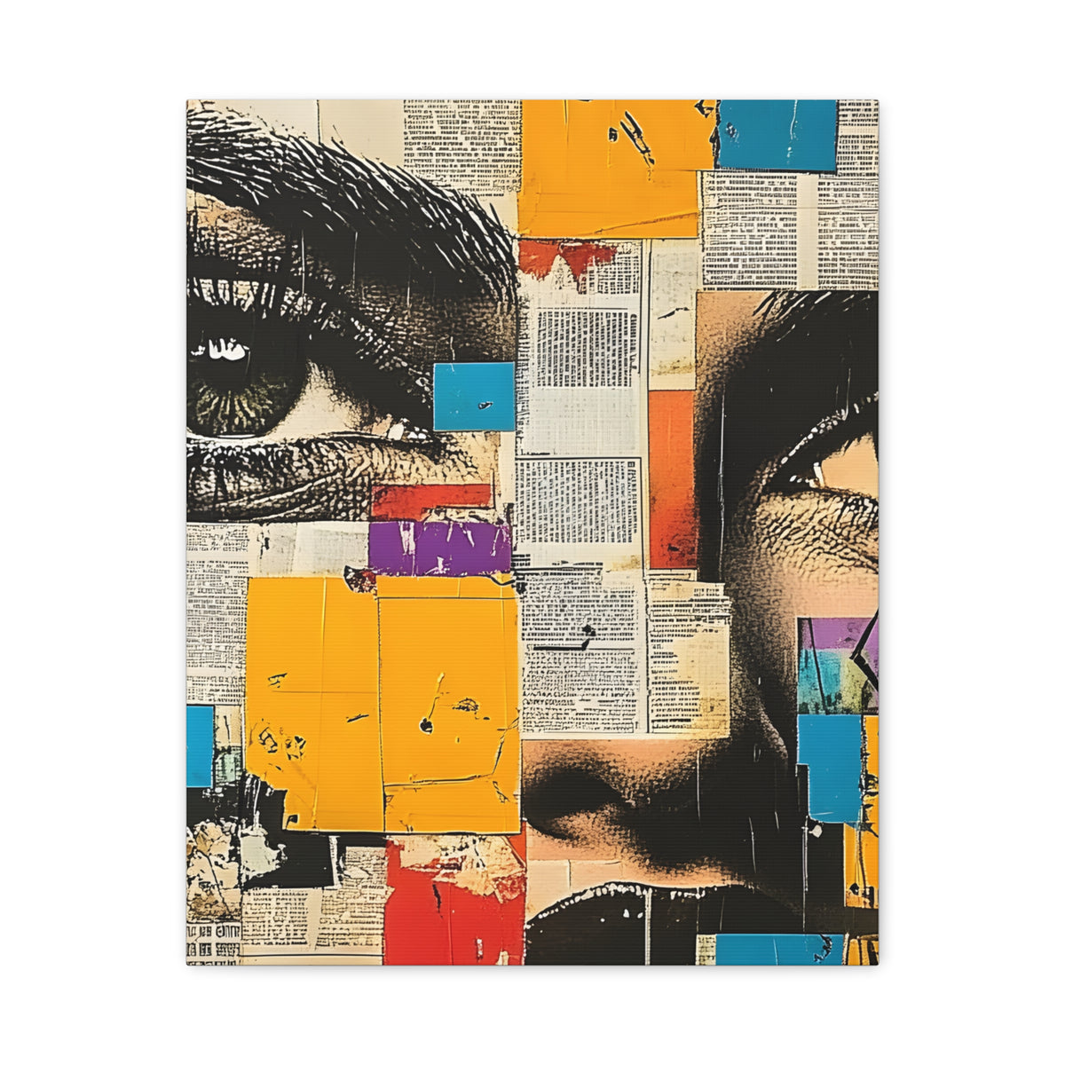 Canvas Wall Art -  Retro Pop Culture woman 4