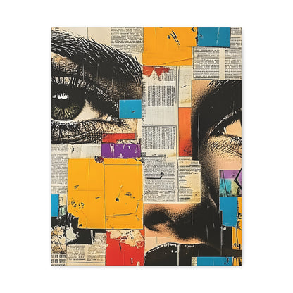 Canvas Wall Art -  Retro Pop Culture woman 4