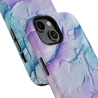 Vibrant Impact-Resistant Phone Case - Colorful Texture Design